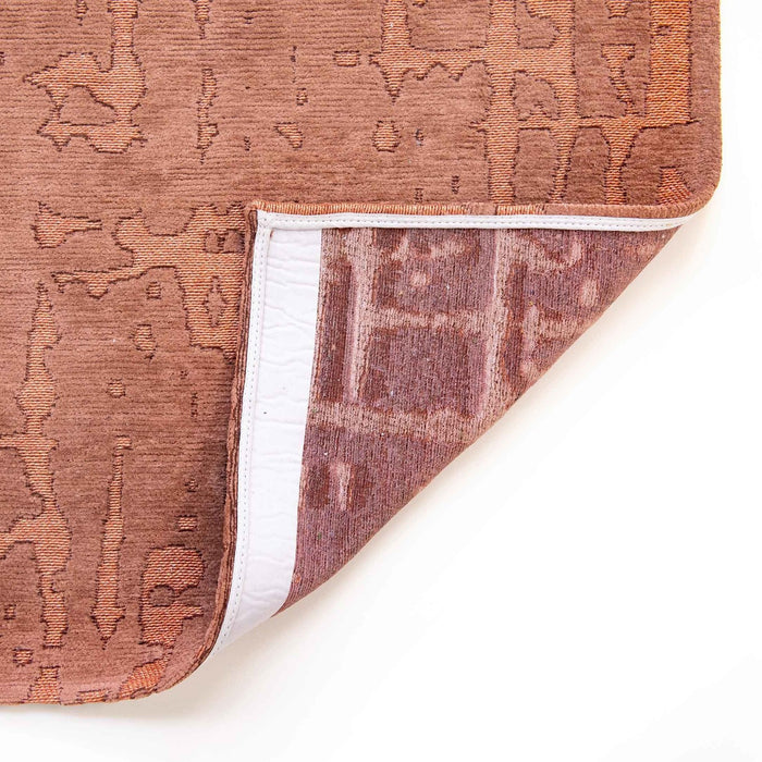 Louis de Poortere Structures Runner 80 x 250 cm - Za Copper