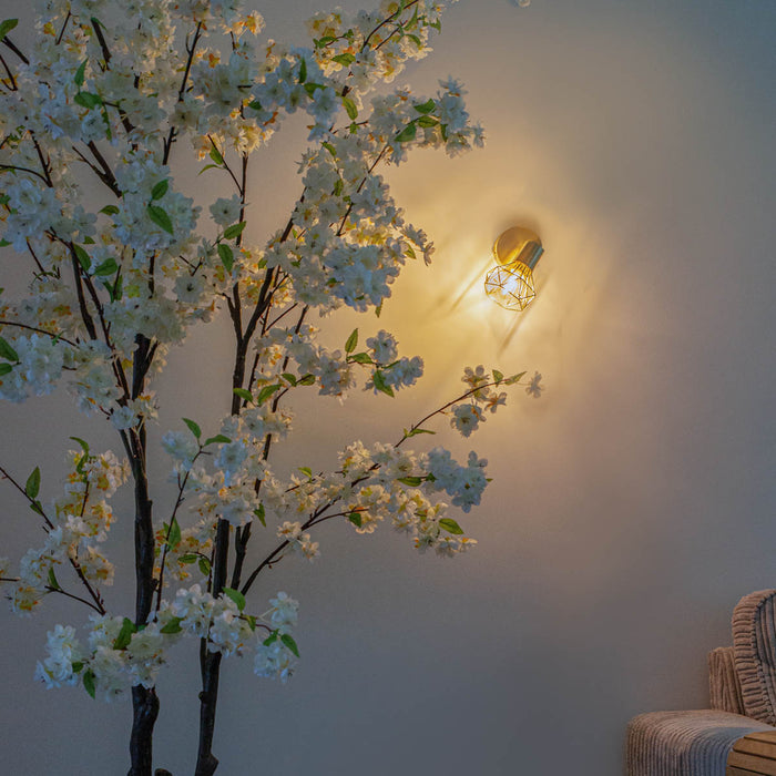 QAZQA Art deco spot messing draai- en kantelbaar - Mosh