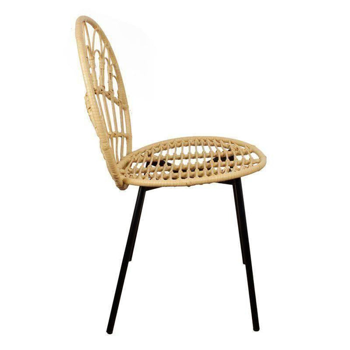 Pole to Pole - Peacock chair - synthetisch rotan - Naturel - Tuinstoel