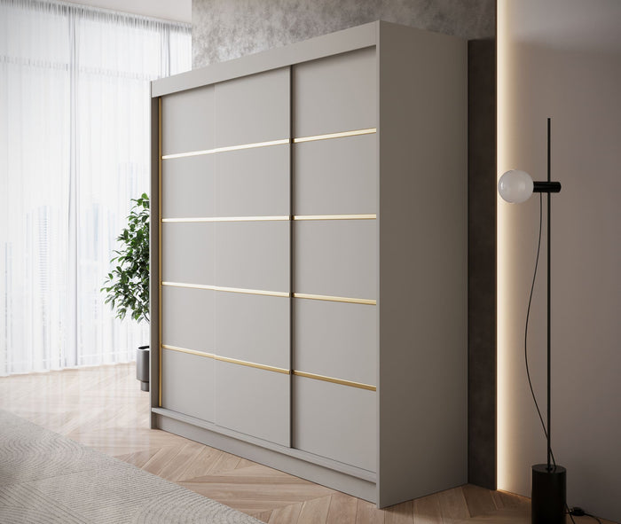 Meubella Kledingkast Eagle - Beige - 200 cm