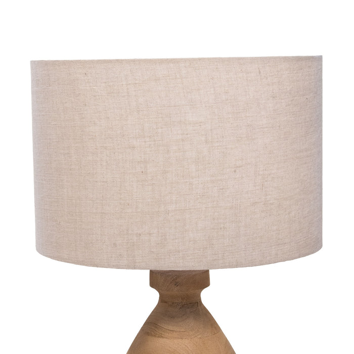 Giga Meubel - Tafellamp Naturel - 35cm - Hout - Tafellamp Mattia