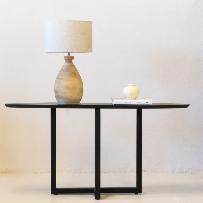 Giga Meubel - Tafellamp Naturel - 35cm - Hout - Tafellamp Mattia