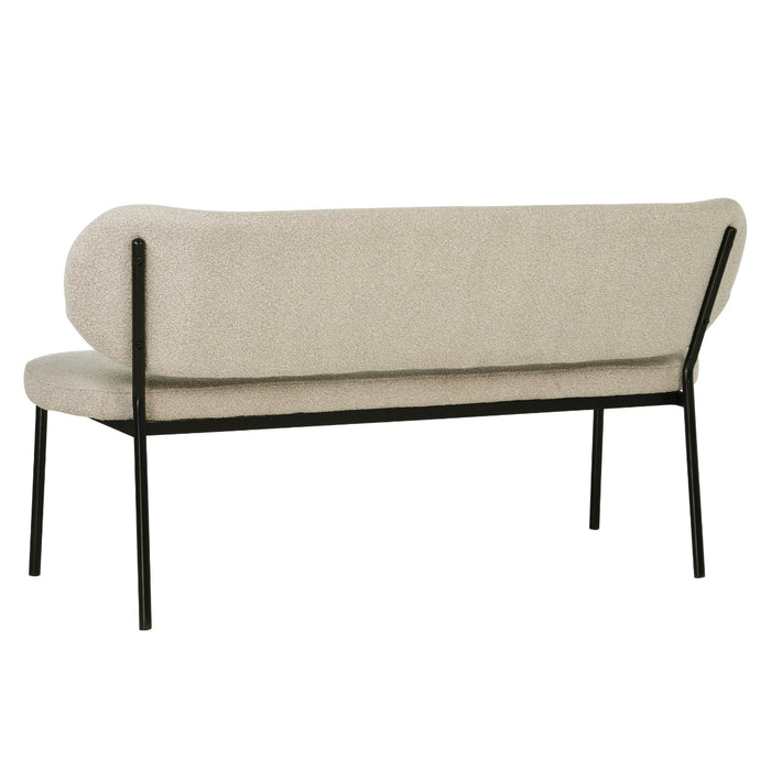 Giga Meubel - Eetkamerbank Taupe Stof - Zitbreedte 160cm - Maddie