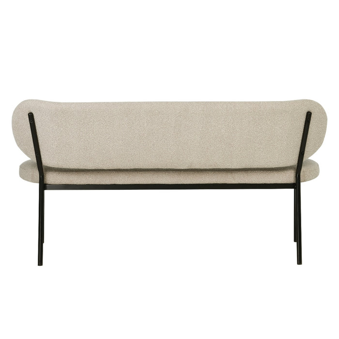 Giga Meubel - Eetkamerbank Taupe Stof - Zitbreedte 160cm - Maddie