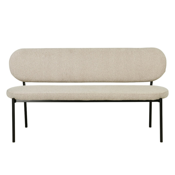 Giga Meubel - Eetkamerbank Taupe Stof - Zitbreedte 160cm - Maddie