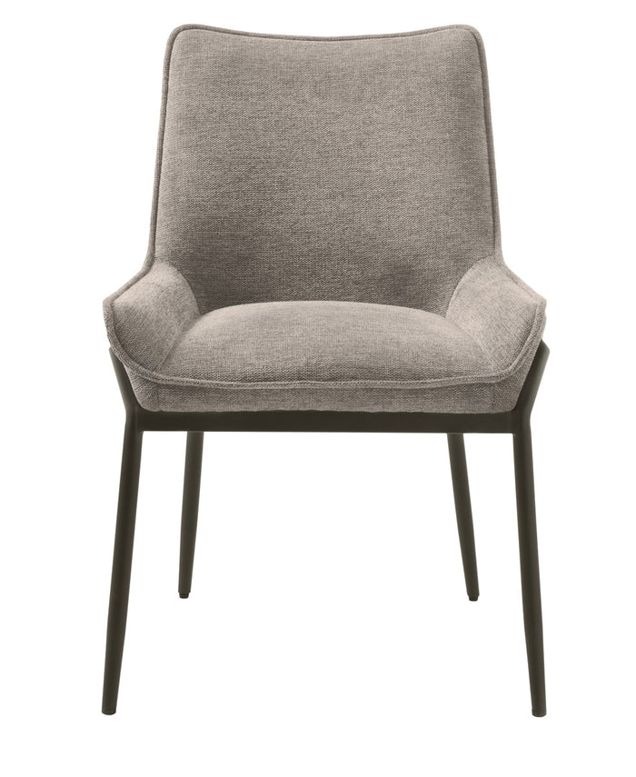 Giga Living - Eetkamerstoel Zandkleur Stof - Calgary - Set van 2