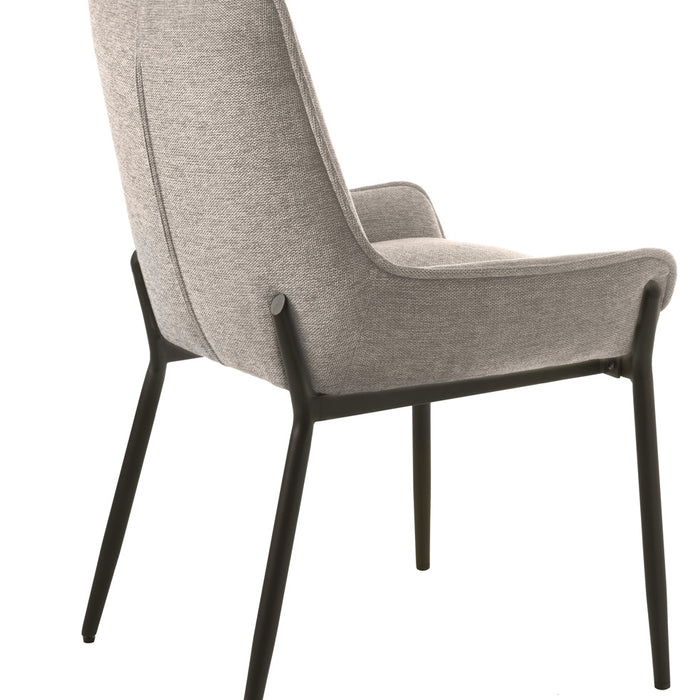 Giga Living - Eetkamerstoel Zandkleur Stof - Calgary - Set van 2