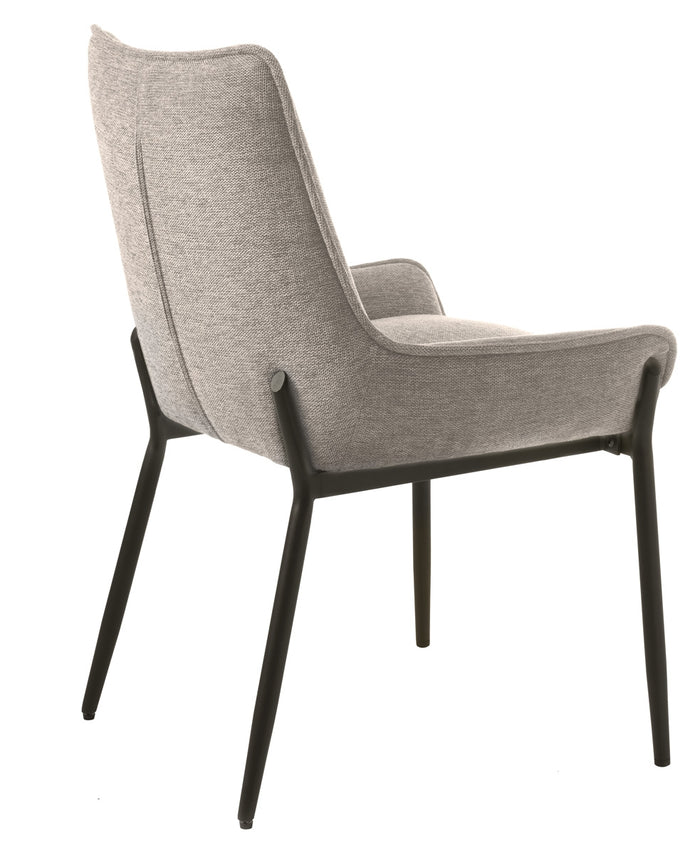 Giga Living - Eetkamerstoel Zandkleur Stof - Calgary - Set van 2