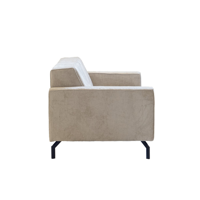 Giga Meubel - Bank Taupe - 3-Zits - 220x100x82cm - Rome