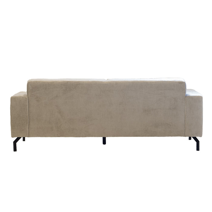 Giga Meubel - Bank Taupe - 3-Zits - 220x100x82cm - Rome