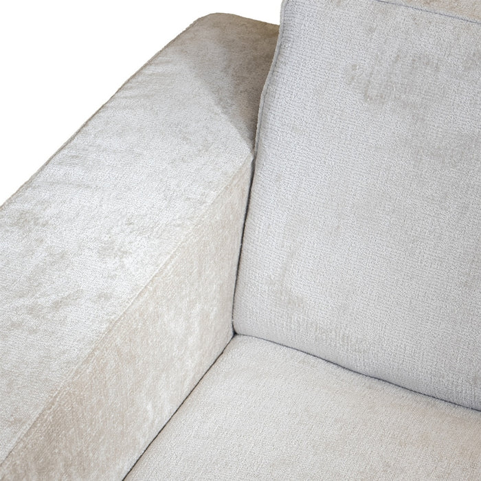 Giga Meubel - Bank Taupe - 3-Zits - 220x100x82cm - Rome