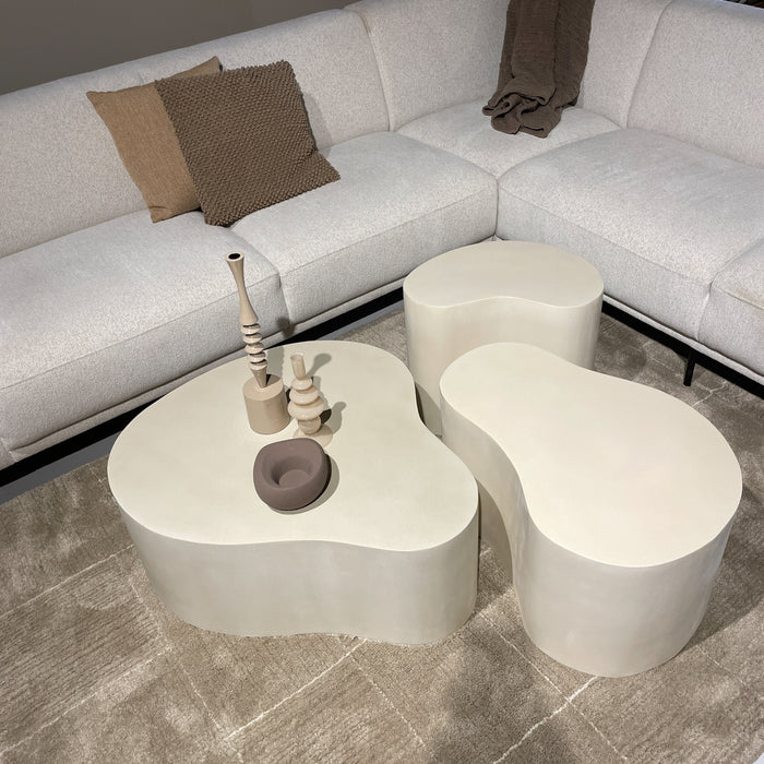 Brix - Salontafel Brix Organic Sandy 50cm - Beton | MDF