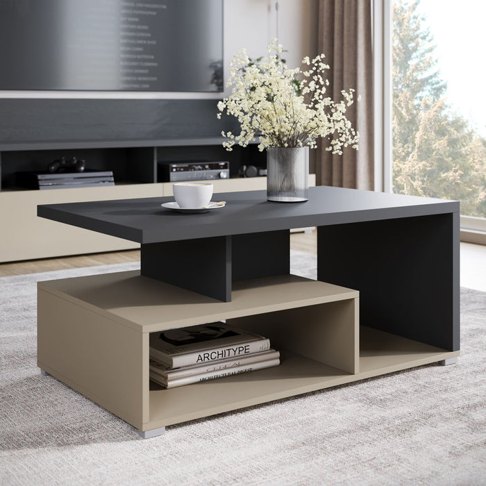 Meubella Salontafel Sekai - Antraciet - 100 cm