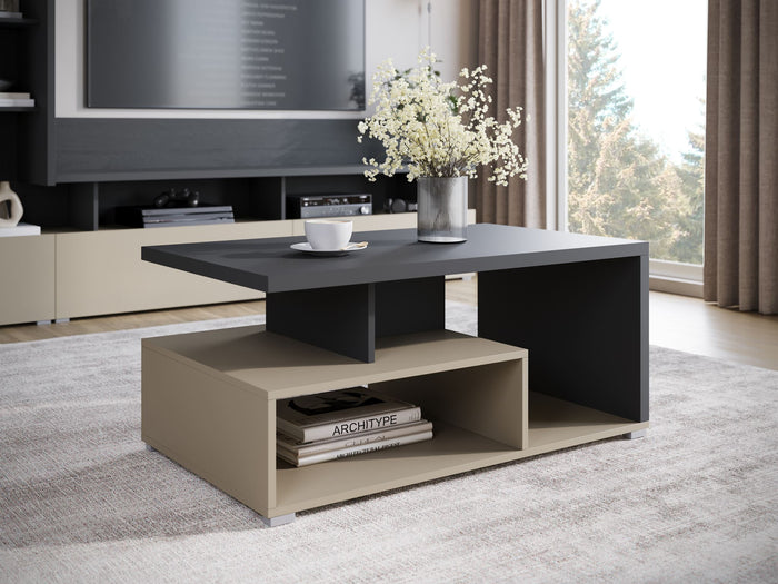 Meubella Salontafel Sekai - Antraciet - 100 cm