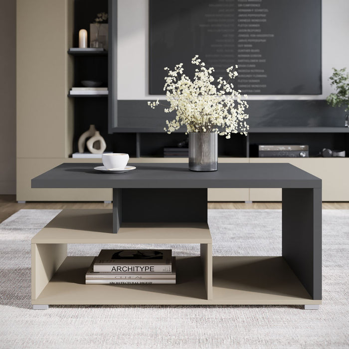 Meubella Salontafel Sekai - Antraciet - 100 cm