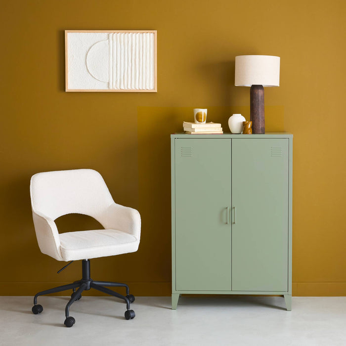 sweeek - Industriële metalen kast 2 deuren