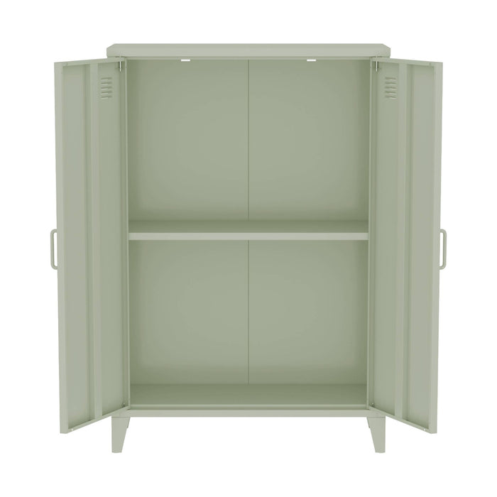 sweeek - Industriële metalen kast 2 deuren