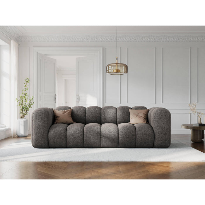 Micadoni Lupine 3-zitsbank - Chenille - Grijs