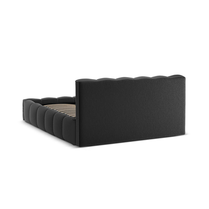 Micadoni Lupine Bedframe met Opbergruimte 180 x 200 cm - Antraciet