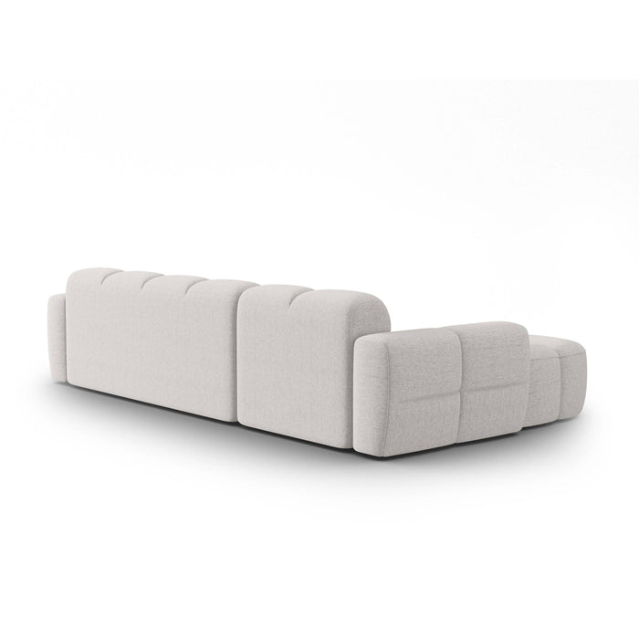 Micadoni Lisa Hoekbank met Chaise Longue Links - Lichtgrijs