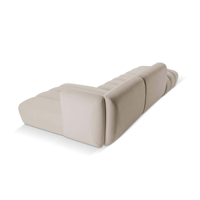 Micadoni 5-zits hoekbank Harry open rechts velvet