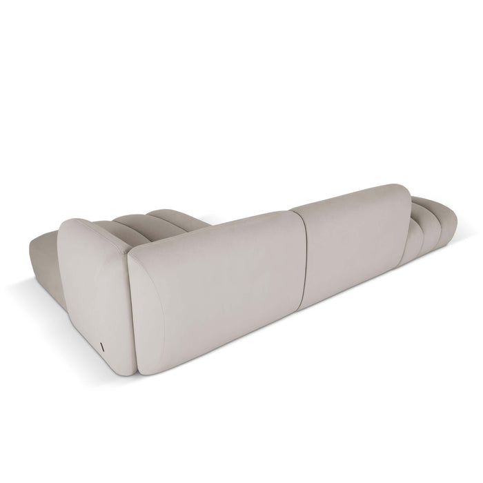 Micadoni 5-zits hoekbank Harry open rechts velvet