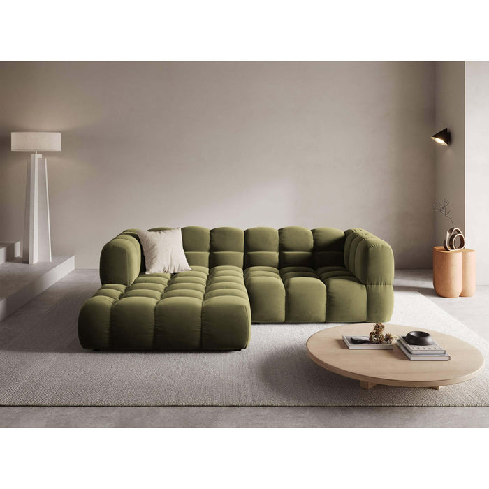 Cosmopolitan Design 3-zits hoekbank Sky links velvet