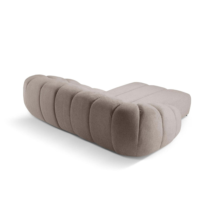 Micadoni Diana 3-zits Hoekbank met Chaise Longue Links - Beige