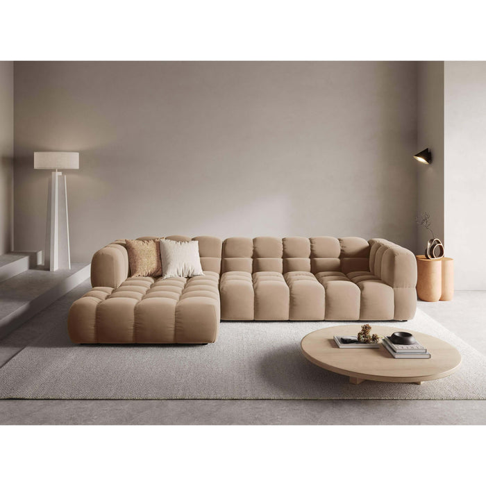 Cosmopolitan Design Sky 4-zits Hoekbank Links - Zandkleurig