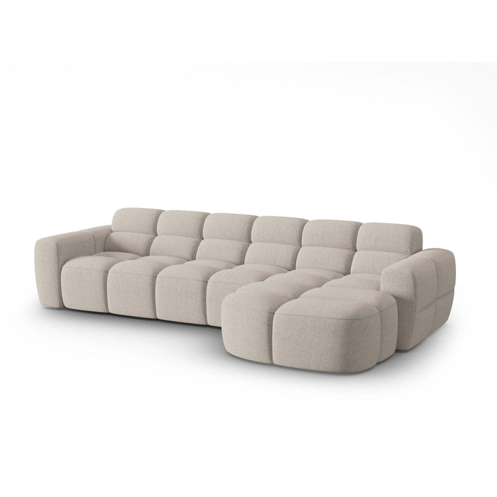 Micadoni Lisa Hoekbank met Chaise Longue Rechts - Zand