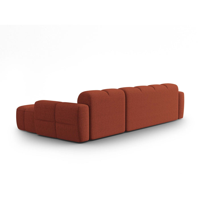 Micadoni Lisa Hoekbank met Chaise Longue Links - Koraal