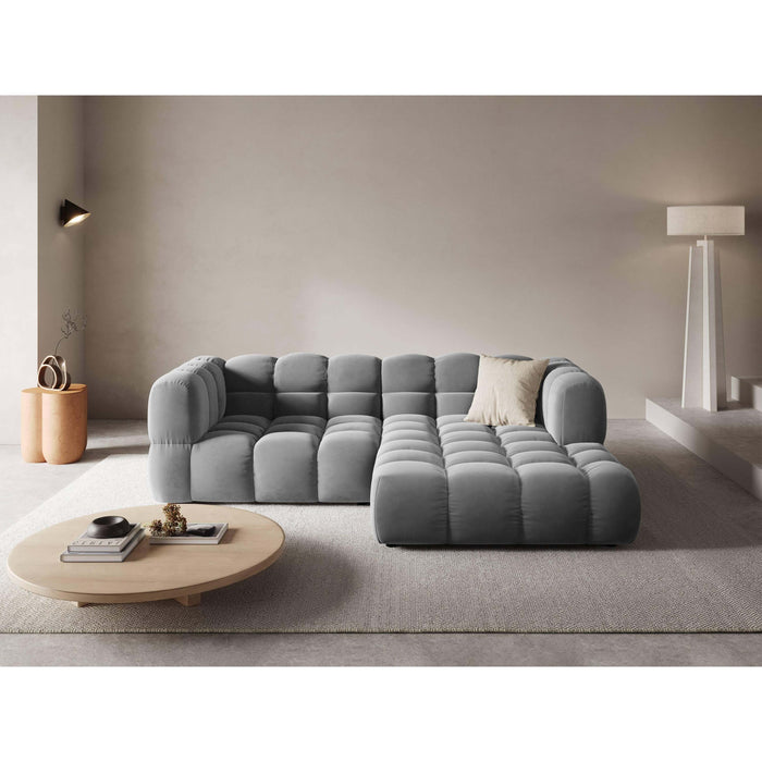 Cosmopolitan Design 3-zits hoekbank Sky rechts velvet