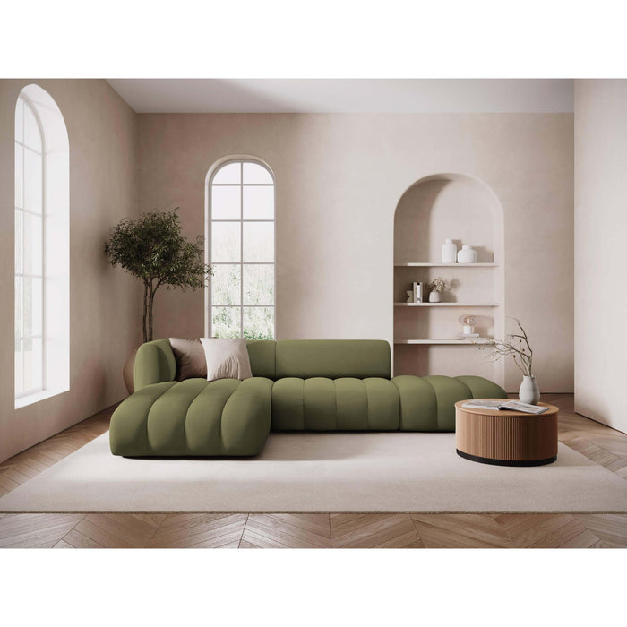 Micadoni 5-zits hoekbank Harry links open velvet