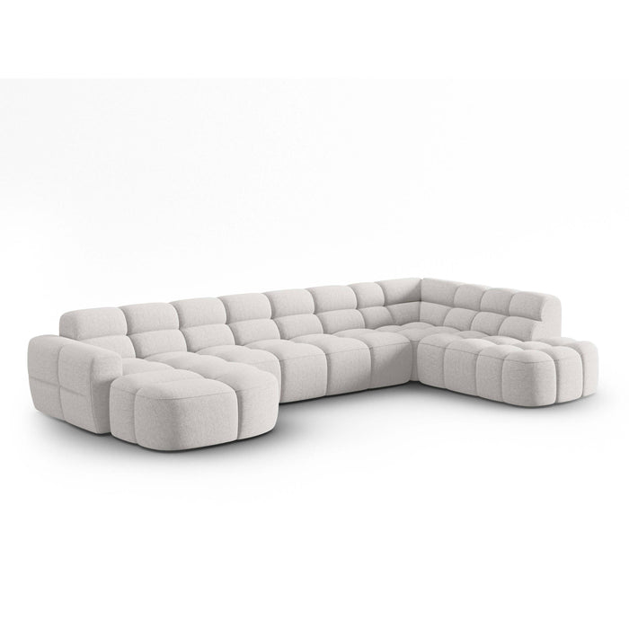 Micadoni Lisa U-bank Rechts - Lichtgrijs