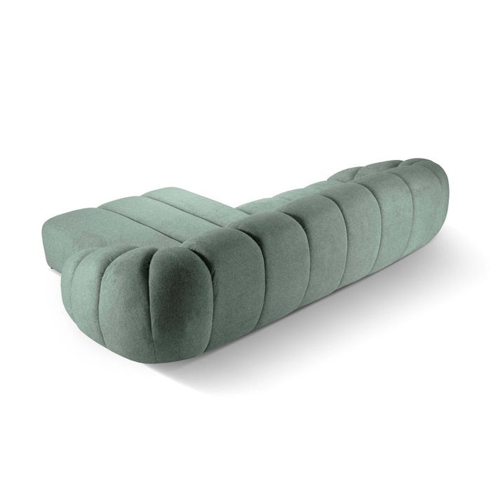 Micadoni Diana 4-zits Hoekbank met Chaise Longue Rechts - Mintgroen