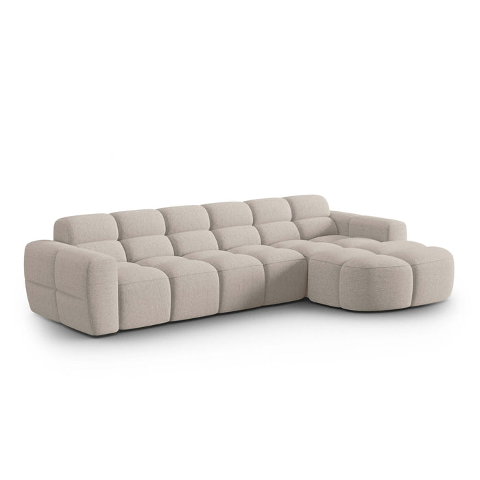 Micadoni Lisa Hoekbank met Chaise Longue Rechts - Zand