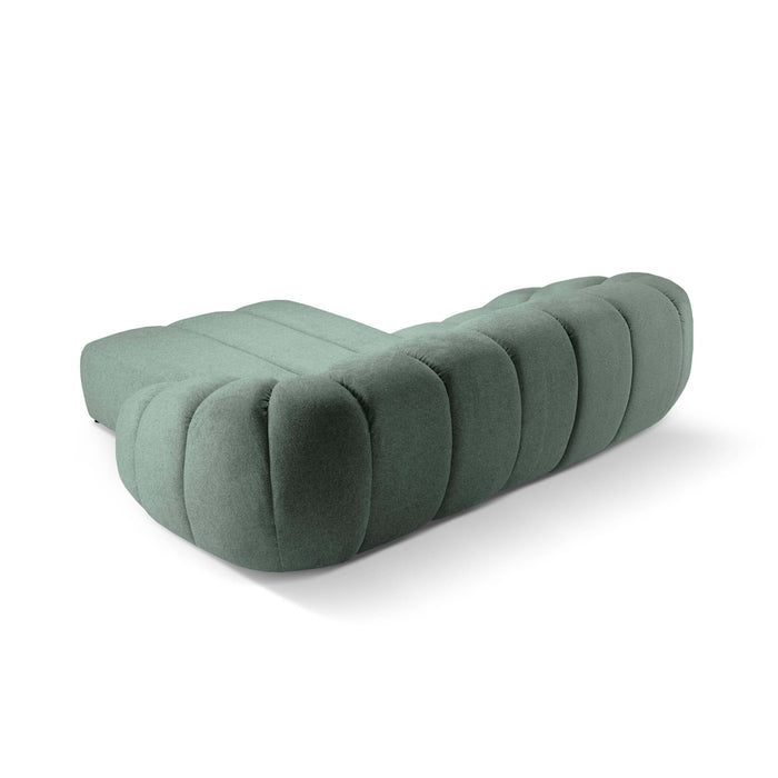 Micadoni Diana 3-zits Hoekbank met Chaise Longue Rechts - Mintgroen