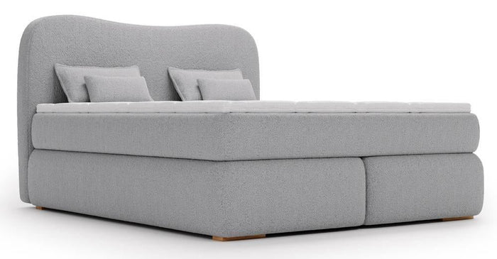 NADUVI Collection Lavelle boxspring bouclé 180 x 200 cm