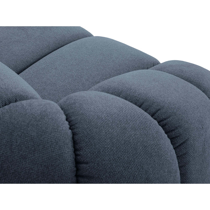 Micadoni Diana 3-zits Hoekbank met Chaise Longue Rechts - Denimblauw