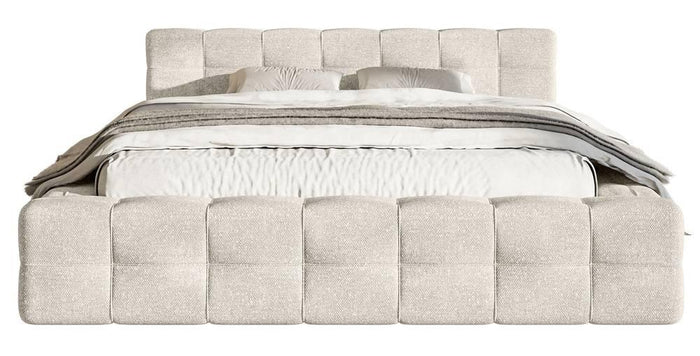 Selsey Design Tilly bedframe chenille met opbergvak 140 x 200 cm