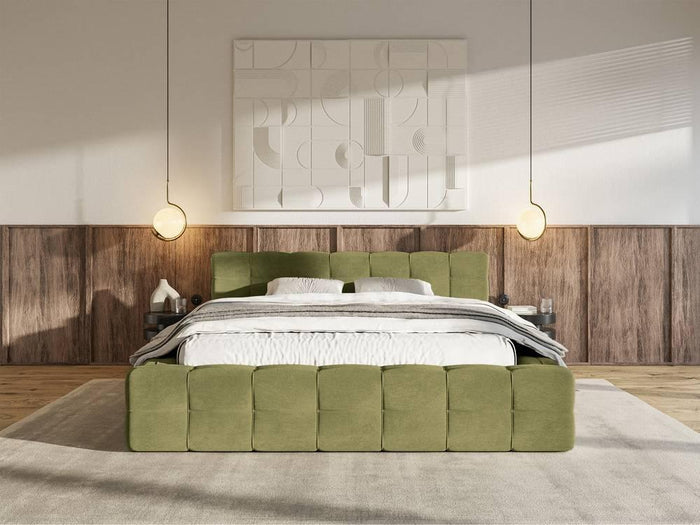 Selsey Design Tilly bedframe velvet met opbergvak 180 x 200 cm