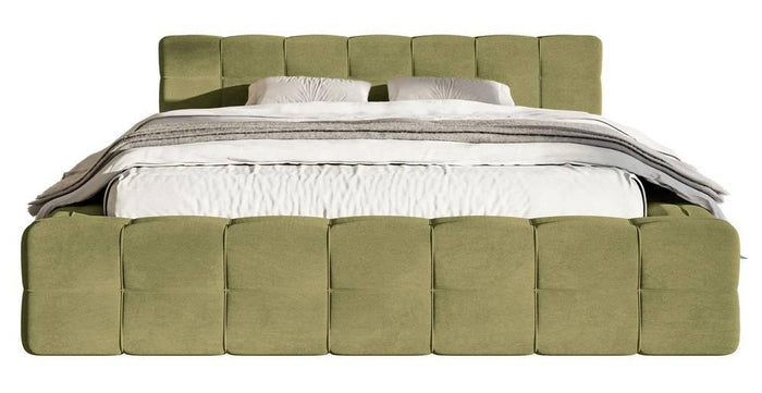 Selsey Design Tilly bedframe velvet met opbergvak 180 x 200 cm
