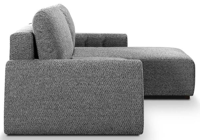 Selsey Design Talula hoekbank links|rechts chenille met slaapfunctie