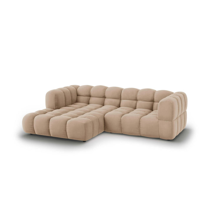 Cosmopolitan Design Sky 3-zits Hoekbank Links - Zandkleurig