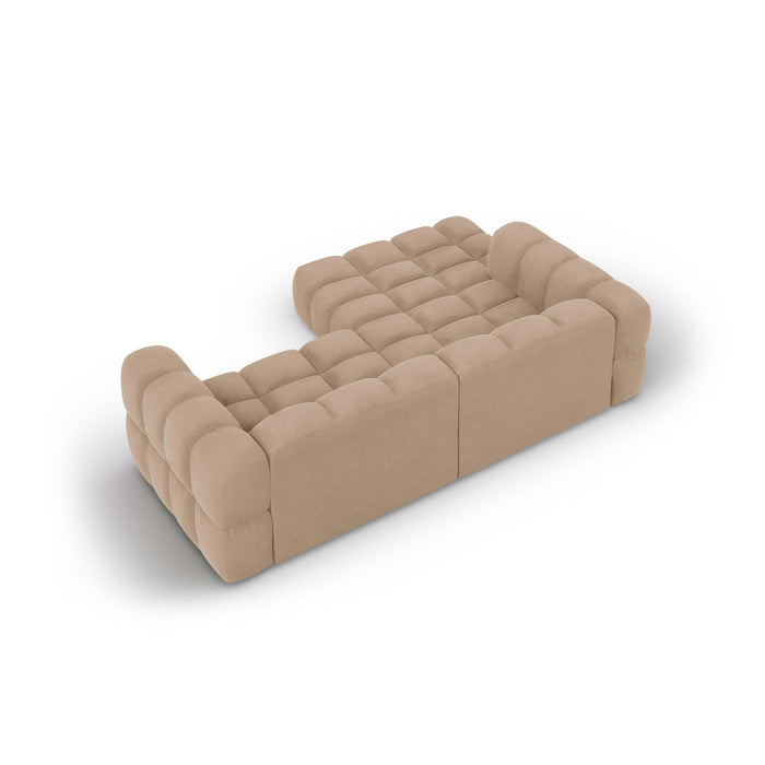 Cosmopolitan Design Sky 3-zits Hoekbank Links - Zandkleurig