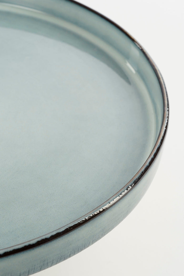 Mica Decorations Racco Taartplateau - H11 x Ø28 cm - Lichtgrijs