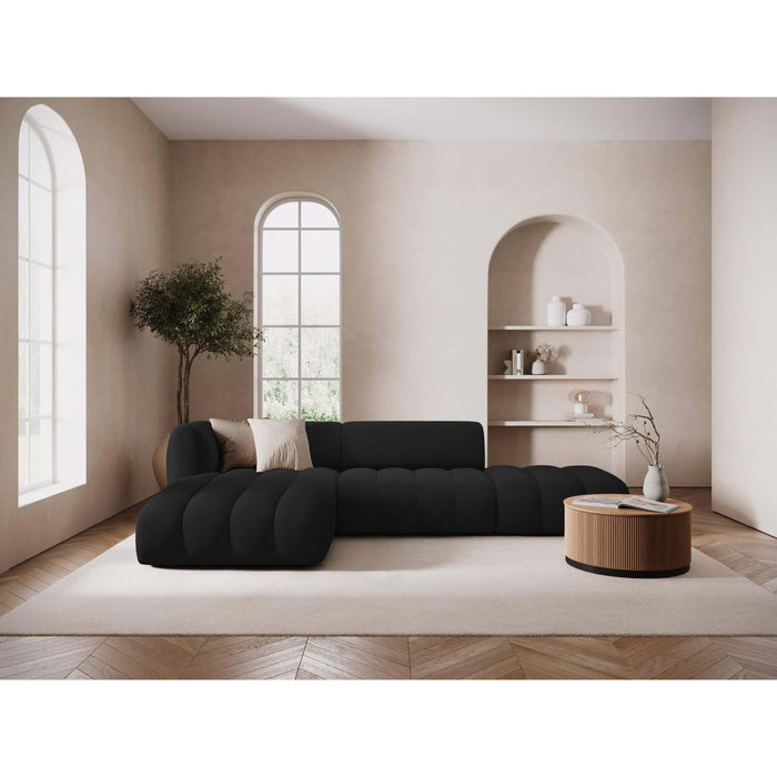 Micadoni 5-zits hoekbank Harry links open velvet