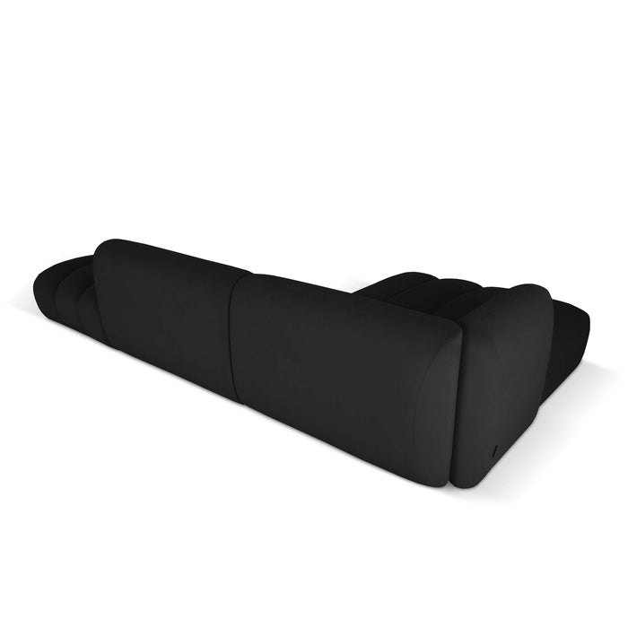 Micadoni 5-zits hoekbank Harry links open velvet