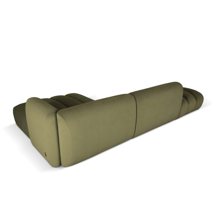 Micadoni 5-zits hoekbank Harry open rechts velvet