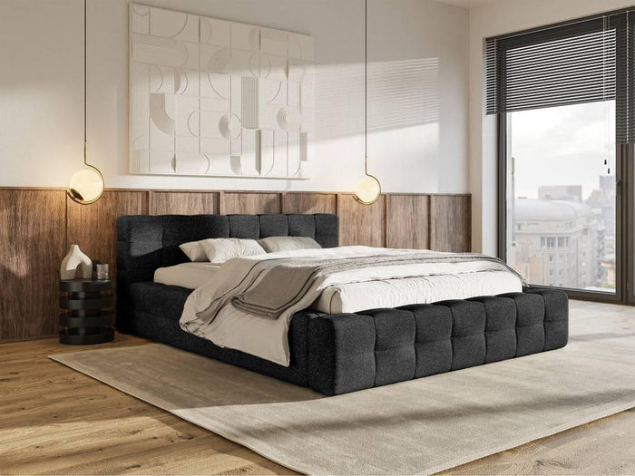 Selsey Design Tilly bedframe chenille met opbergvak 180 x 200 cm